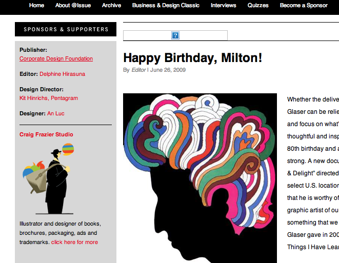 Happy birthday, Milton!
